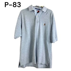 Men’s Sz L Tommy Hilfiger Grey Polo Shirt